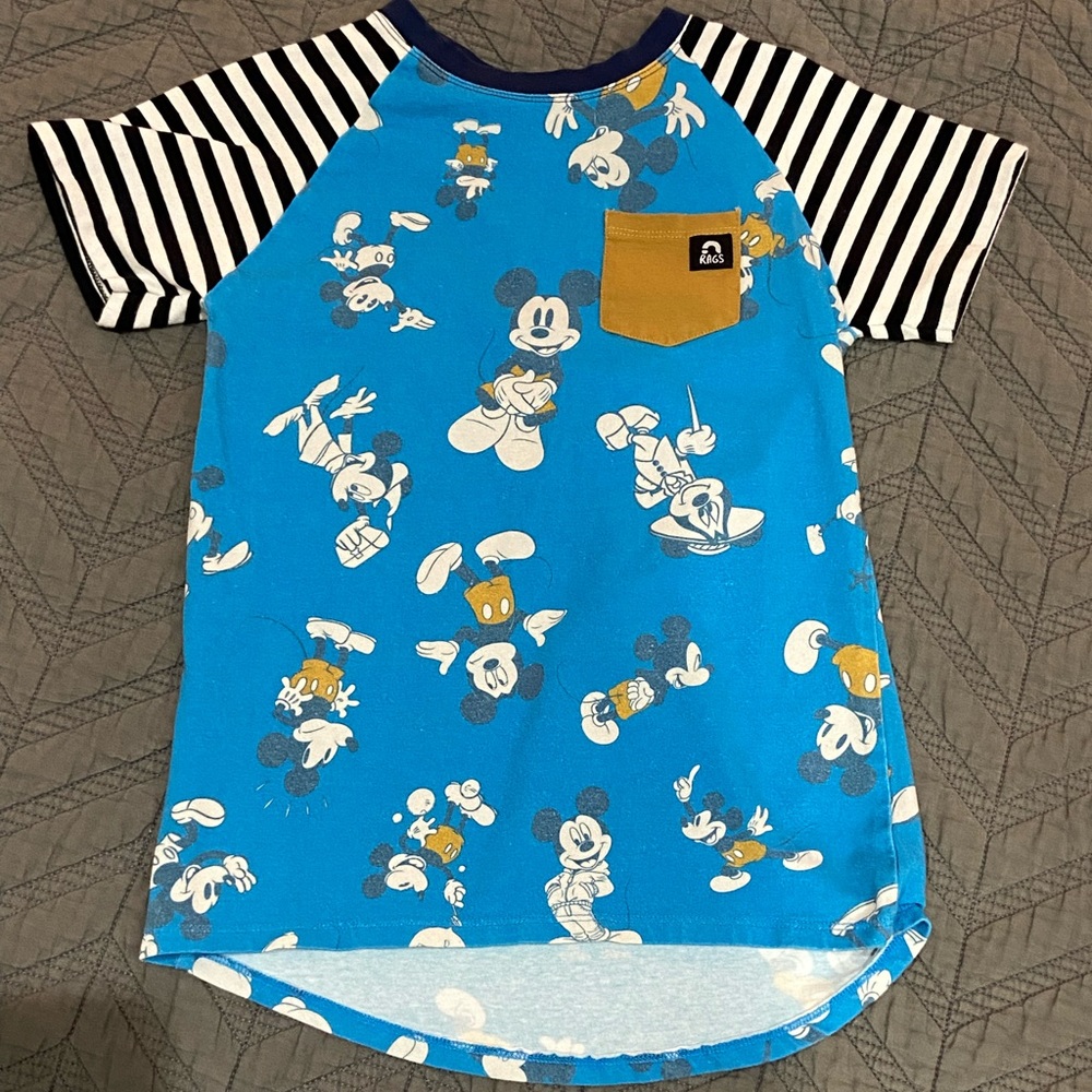 RAGS 5/6 OG Drop Back Mickey Tee VGUC